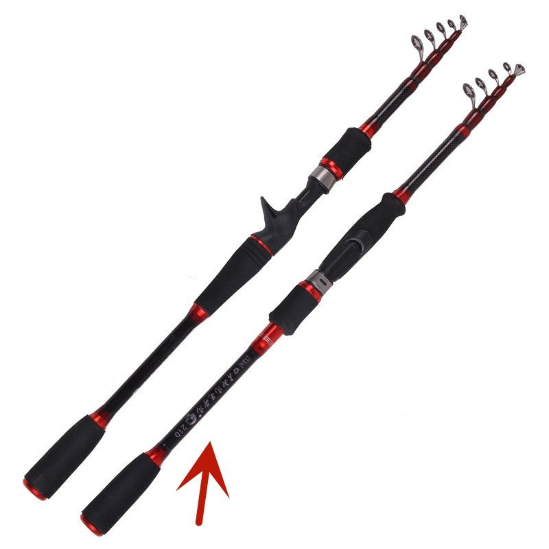 MH Schrumpf stange gerade Schaft Carbon Vibration Outlet Rod Angel Tackle