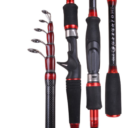 MH Schrumpf stange gerade Schaft Carbon Vibration Outlet Rod Angel Tackle