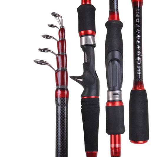 MH Schrumpf stange gerade Schaft Carbon Vibration Outlet Rod Angel Tackle